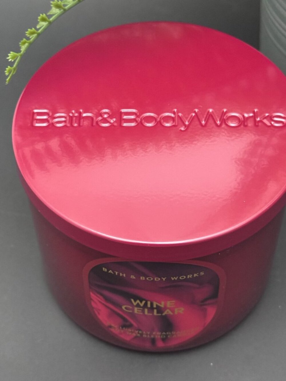 BBW Wine Cellar Bath & Body Works 3 Wick Candle - Picture 5 of 10